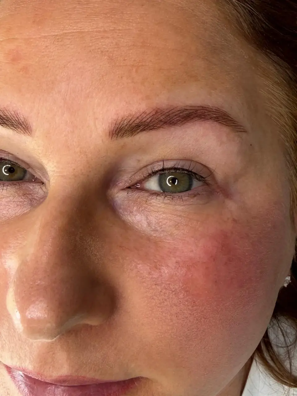 A soft, natural healed eyebrow result